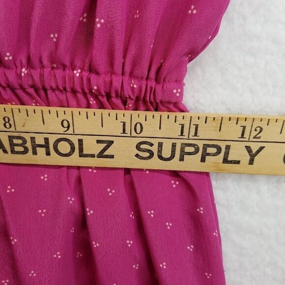 Petites For Maggy Secretary Dress Size 6 Puff Sleeve Pleated Top Vintage 80s - Picture 7 of 10